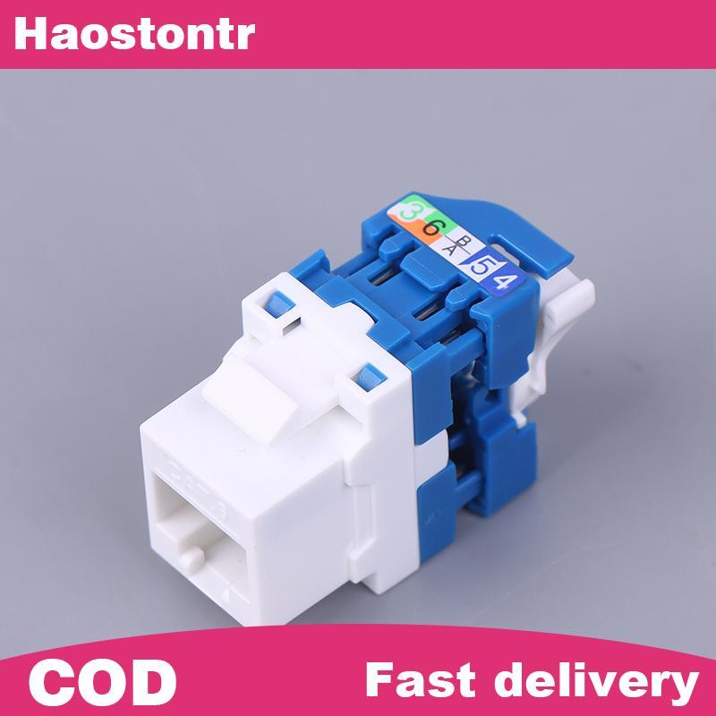 Haostontr Whirling Wire CAT6 RJ45 Toolless LAN ใส่ Keystone Ethernet โมดูล Ja Gigabit UTP เครื่องมือ