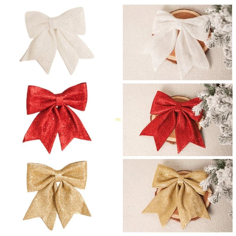 Yu Festive เครื่องประดับต้นคริสต์มาส Shimmering forXmas Decor 24 ซม. 17 ซม.