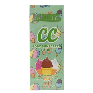 Walnut CC Body Sunscreen Lotion SPF 50 200 ml วอลนัท ซีซี โลชั่น กันแดด ผิวกาย