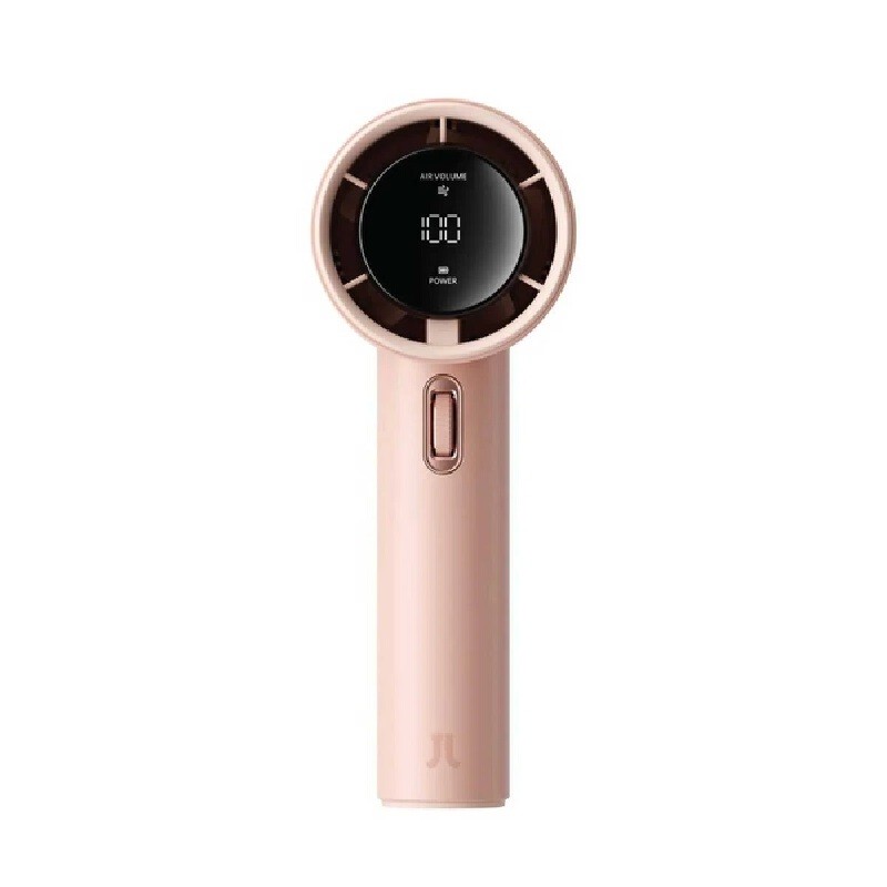 JISULIFE พัดลมพกพา รุ่น FA53 สีชมพู ความจุแบตเตอรี่ 3600 mAh