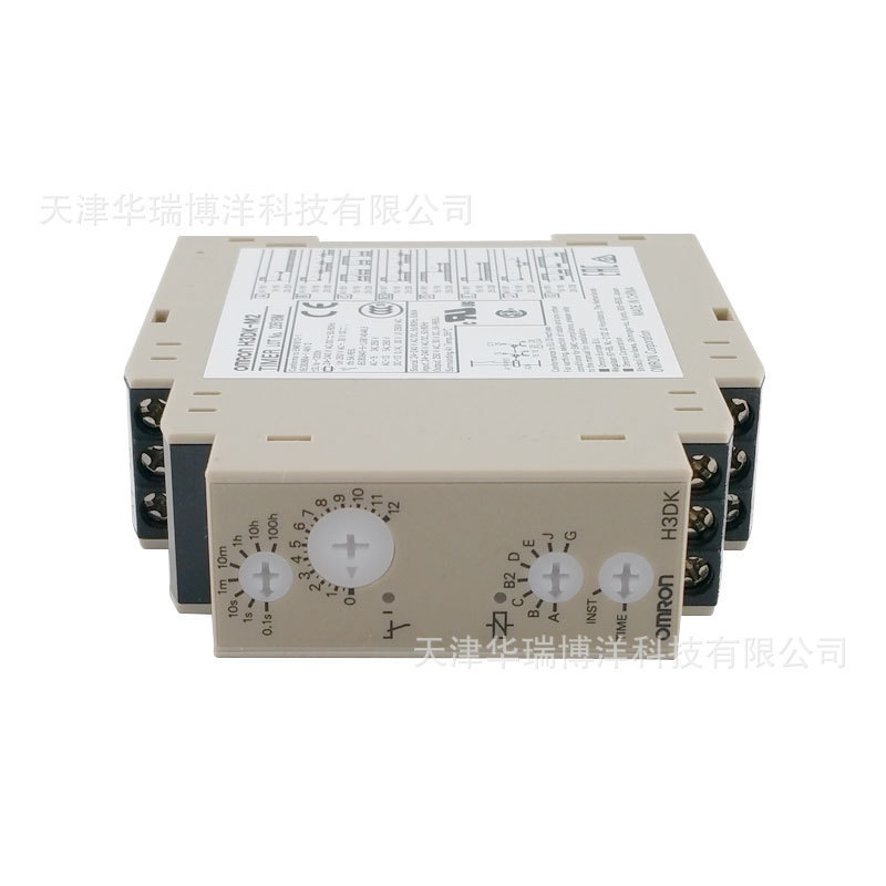 Omron H3DK-M2 AC/DC24-240V โซลิดสเตตไทเมอร์ 0.1 วินาที～1200 ชั่วโมง ไทเมอร์แบบแอนะล็อก