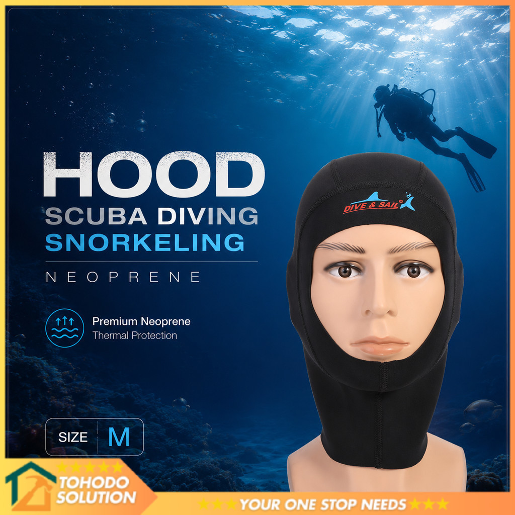 Dive & Sail Hood ดําน้ําดําน้ําตื้น Ultrathin Neoprene - DH-002