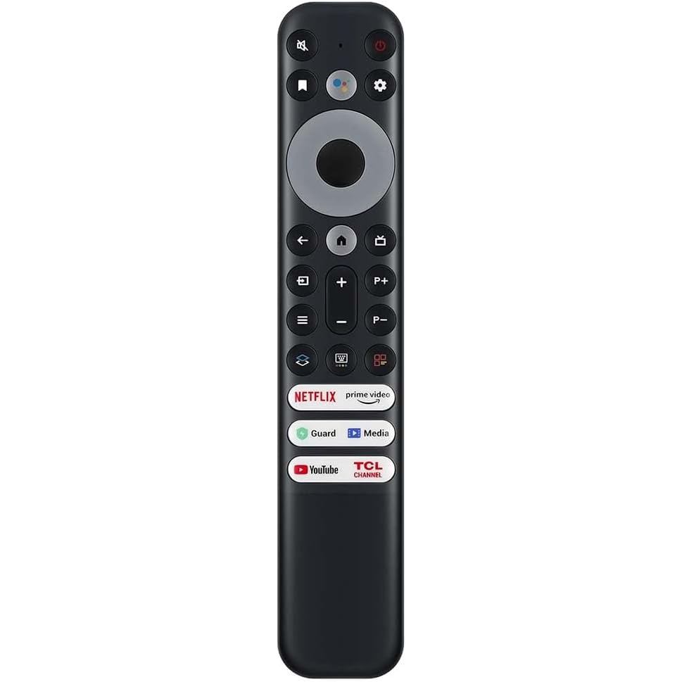 RIVIERA เปลี่ยนรีโมทคอนโทรลเฉพาะสําหรับ TCL Google TV QM6K/QM7K/Q8K/Q5/Q6/Q65/Q7/QM7/QM8/S3/S4/S5/NX