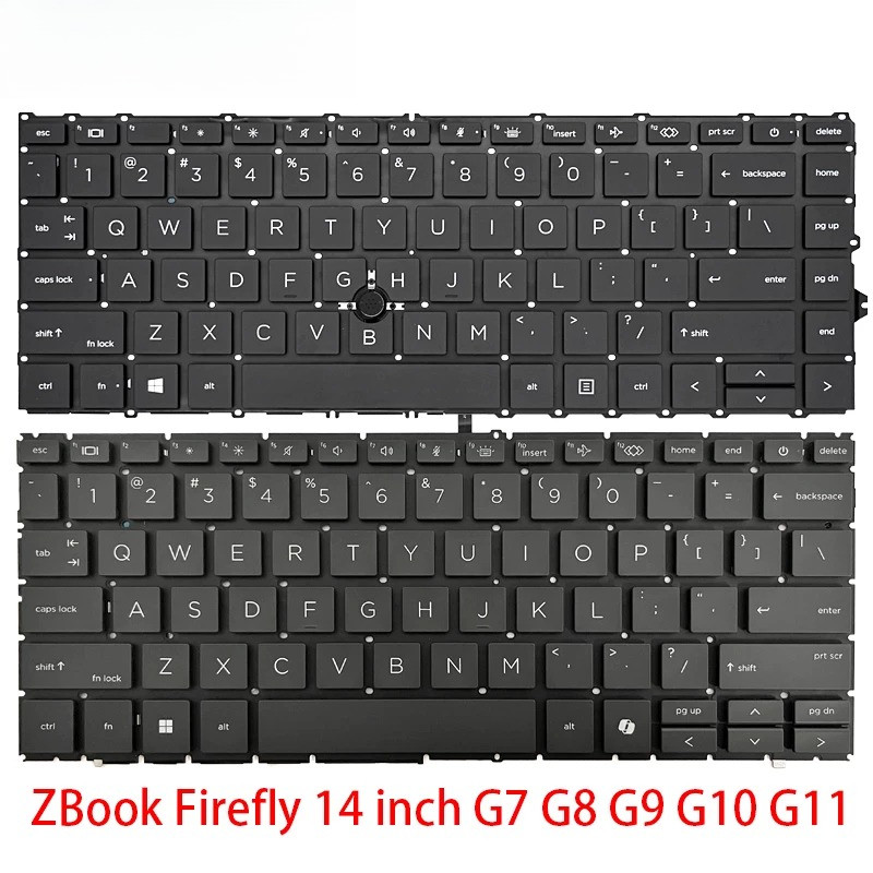 ใช้งานได้กับ HP ZBook Firefly 14 นิ้ว G7 G8 G9 G10 G11 Notebook Keyboard