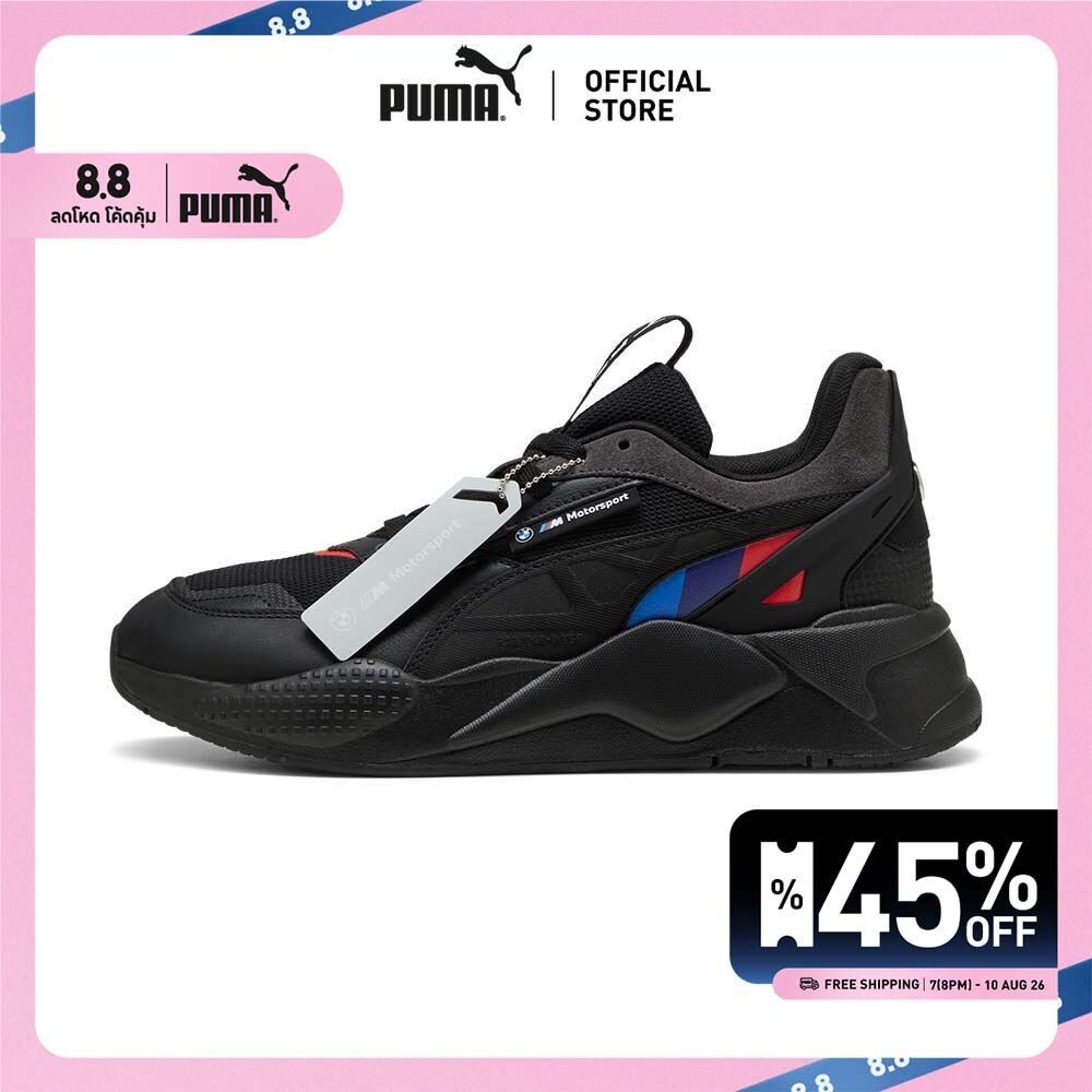 PUMA Auto รองเท้าผ้าใบ BMW M Motorsport RS-X ยูนิเซ็กส์ สีดำ - 30893301