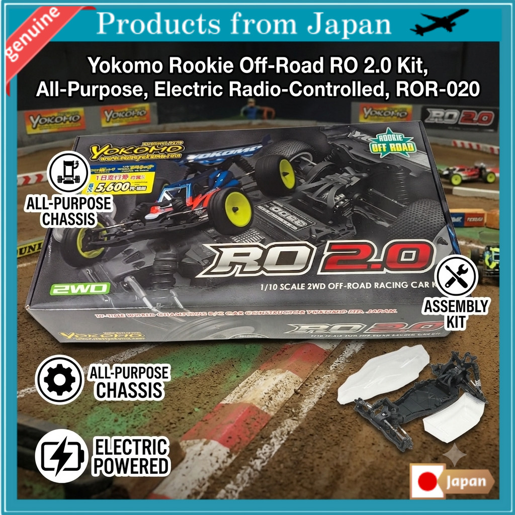 Yokomo RO 2.0 Rookie Off-Road 1/10 2WD Buggy Kit ROR-020 Electric RC Car