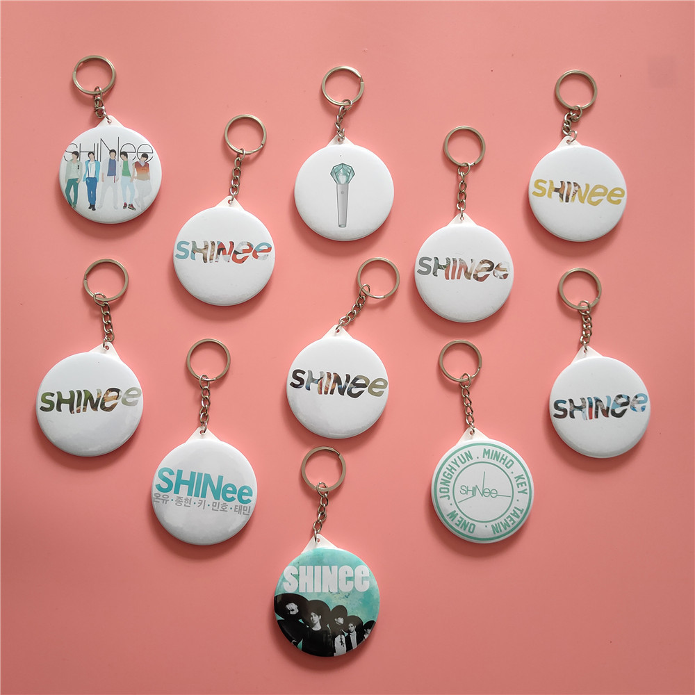 SHINee พวงกุญแจจี้แบบพกพา Mirror Keyring Li Taemin Taemin สไตล์เดียวกัน ทําไมจริงจัง