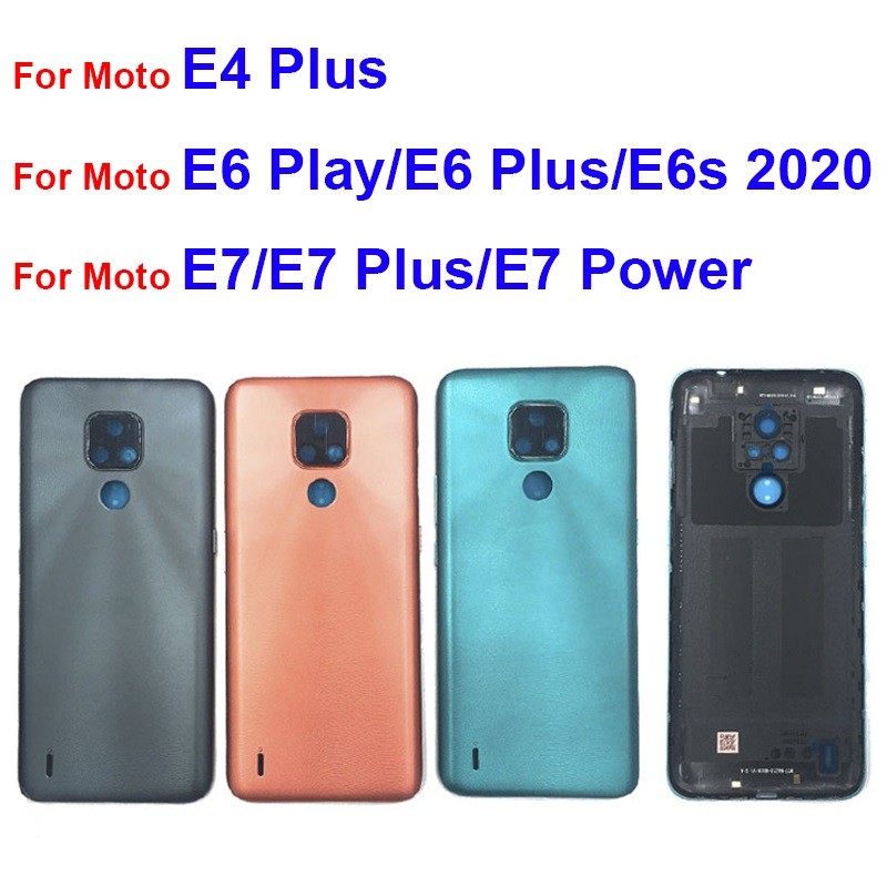 แบตเตอรี่ด้านหลังสําหรับ Motorola Moto E4 Plus E6 Play E6 Plus E6S 2020 E7 Plus E7 Power ด้านหลังแบต