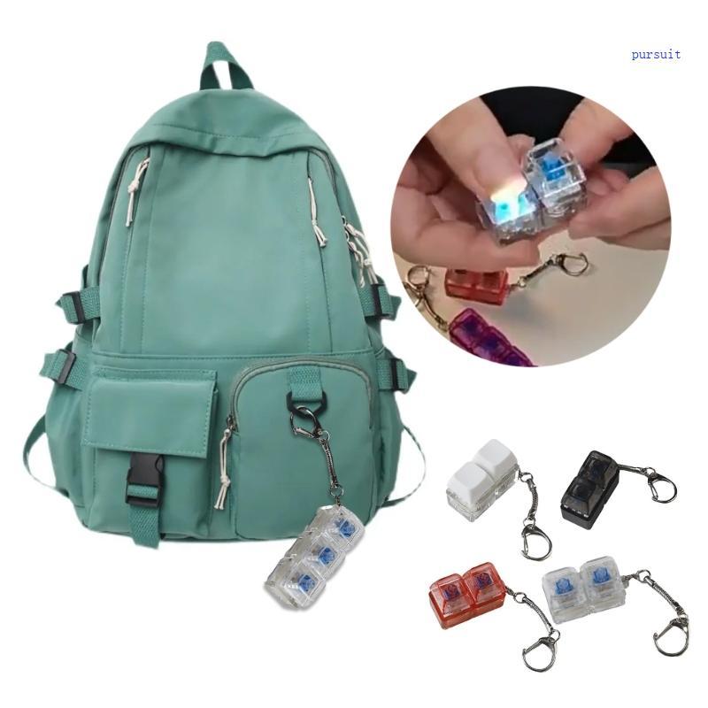 SUIT* LED Keyboard Switches Tester Mechanical Keyboard Switches การทดสอบพวงกุญแจของเล่น