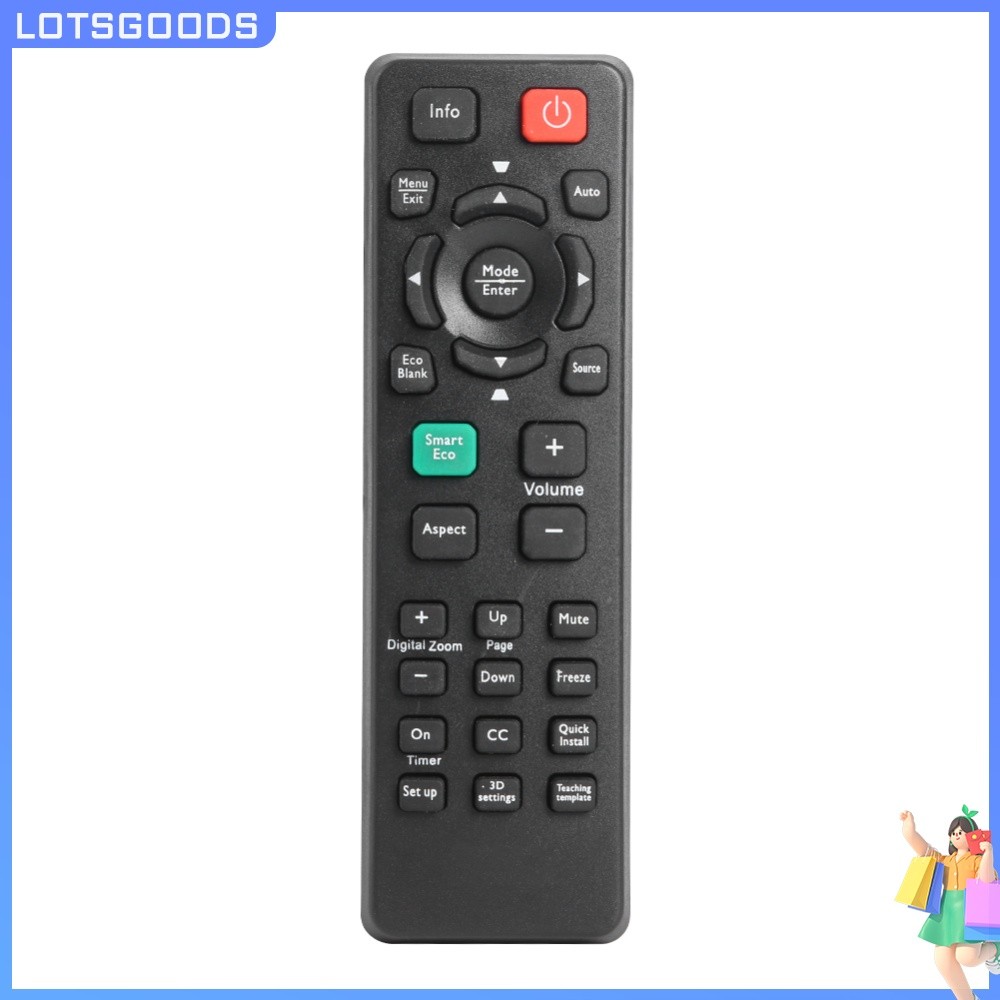 [จัดส่งในพื้นที่] เปลี่ยนรีโมทคอนโทรลสําหรับ BENQ Projector MS504 MX505 MX522P MS517