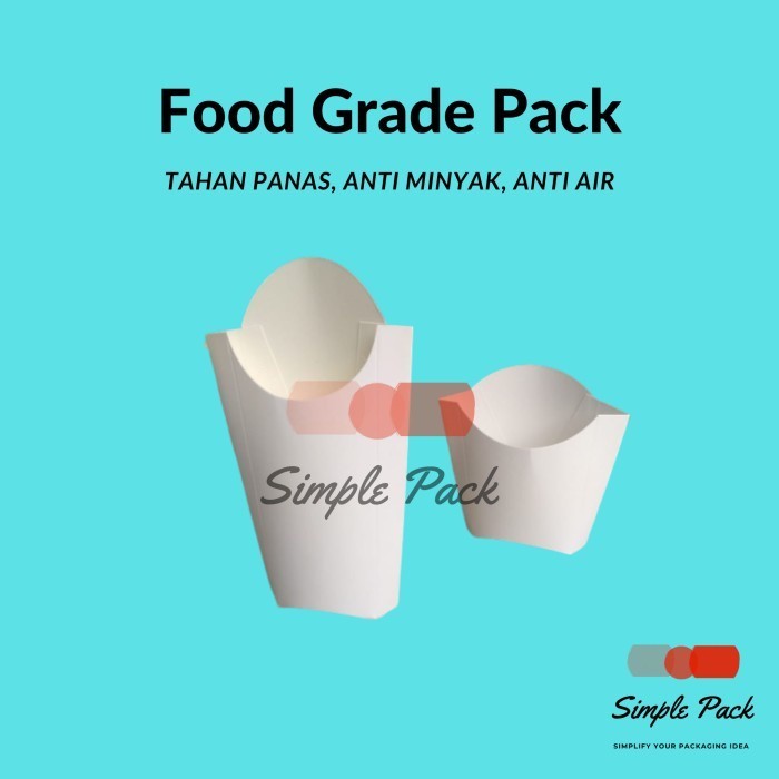 CUSTOM French Fries Box L - French Fries Simple pack