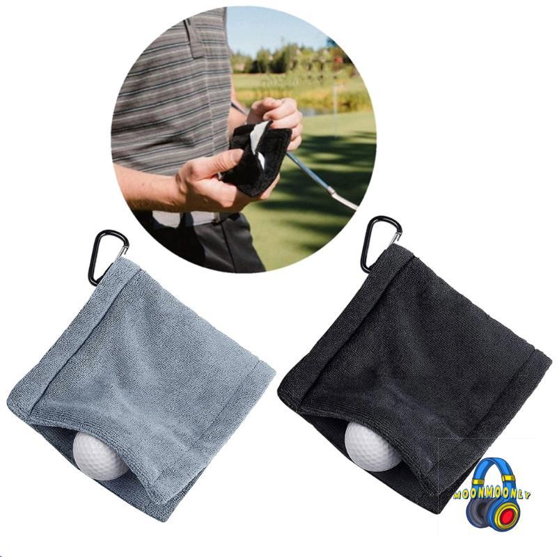 MOON Golf Towel Microfiber Golf Towel for w Carabiner Clip Golf Towel for Golf