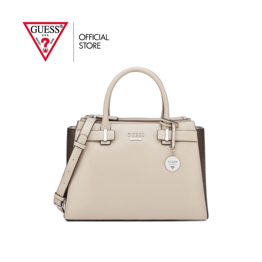 กระเป๋า Guess รุ่น LE432706 REENA SATCHEL สีเบจ
