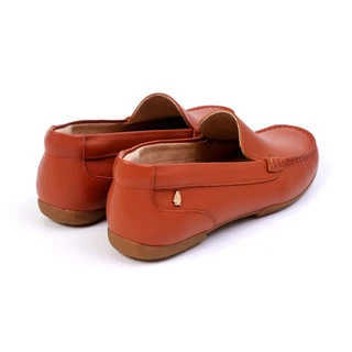 Hush Puppies รองเท้าผู้หญิง รุ่น HP 8WCFB2415F - สีน้ำตาล (รองเท้าลำลองหนังแท้ แบบสวม)
