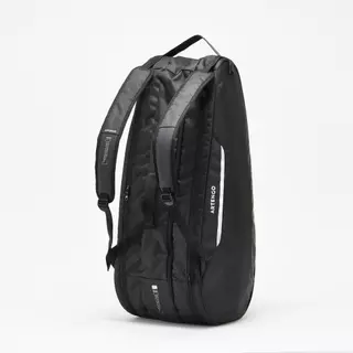 Decathlon Tennis Bag Xl Team 12 Rackets กระเป๋าเทนนิสสำหรับใส่แร็คเกต 12 อันรุ่น Xl Team - Black/Grey