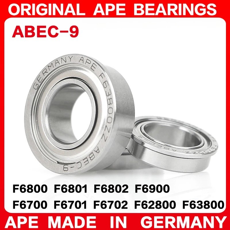 5/10pcs ABEC-9 เยอรมนีแบริ่ง F6700 F6800 F6801 F6802 F62800 F63800 F6900 F6701 F6702 ZZ Z -2Z Precis