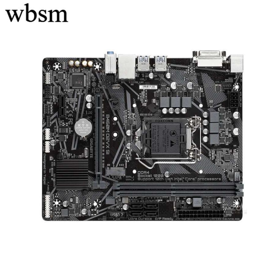 [คอลัมน์เมนบอร์ด] Gigabyte/Gigabyte B460M D2VX เมนบอร์ดคอมพิวเตอร์ 1200 Pins รองรับ I5 10400F 10100