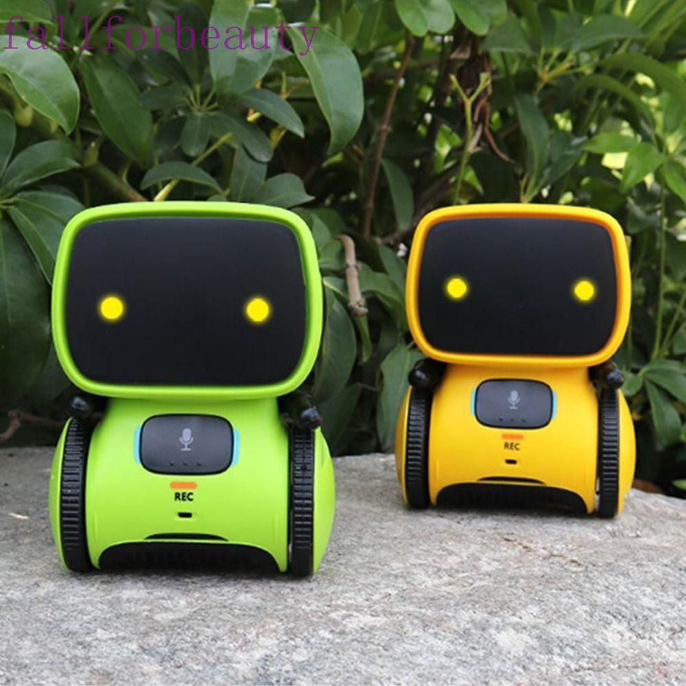 FALLFORBEAUTY Emo Robot, Voice Command Touch Control หุ่นยนต์อัจฉริยะ, ของเล่นน่ารักเต้นรําฟังก์ชั่น