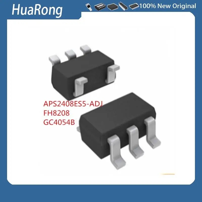 50 ชิ้น/แบทช์ APS2408ES5-ADJ APS2408 H1 FH8208 GC4054B LTH7B 4.2V 800MA SOT23-5