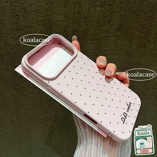 เคสลายหนังสัมผัสดี ลายจุดเล็ก สไตล์มินิมอลSamsung A56 A26 A17 A36 A05s A15 A07 A35 A06 A24 A16 A15 A34 S24 S25 S23 ULTRA