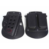 ยุทธวิธีขวา handed Holster สําหรับ M1911 Double Magazine Pouch 4500