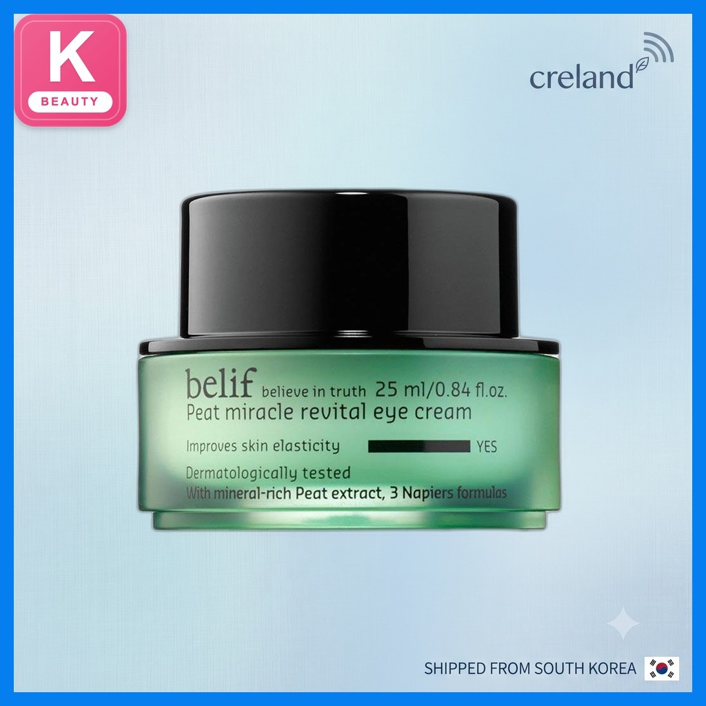 [Belif] Peat Miracle Revital Eye Cream 25ml / Korean Eye Cream / Revitalizing Treatment / ของแท้ 100