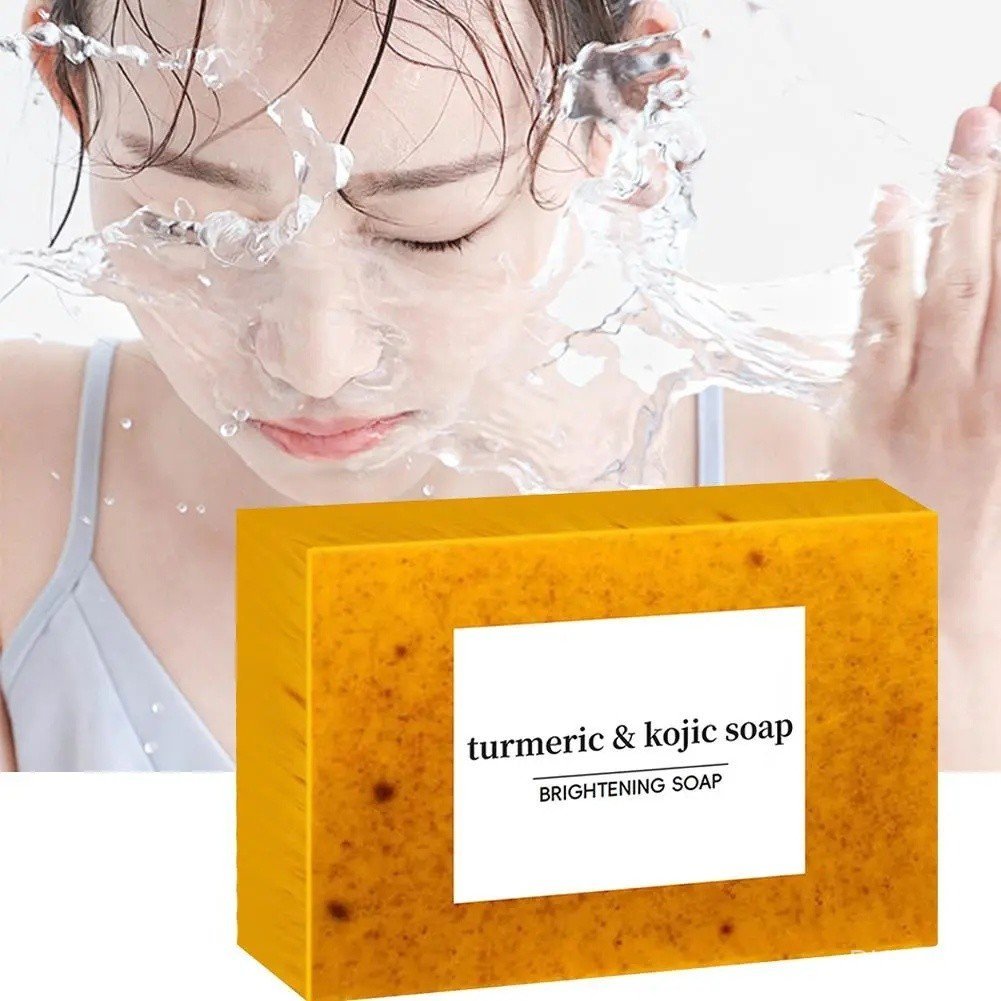 Turmeric Kojic Acid Soap Dark Spot Remover, Kojic Acid Soap