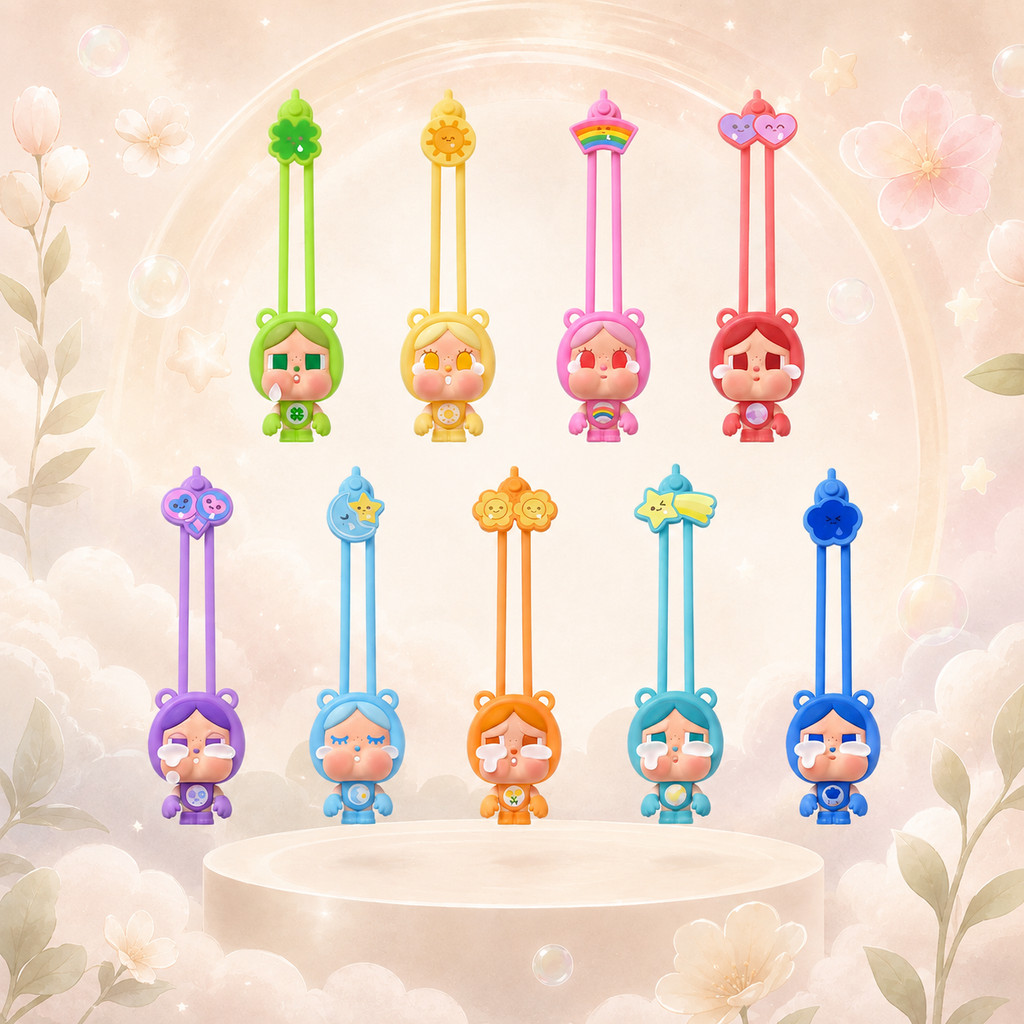 [open bag] POPMART CRYBABY x Care Bears Series Mini Light Mystery Box