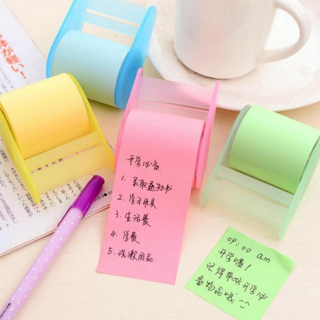 8M สร้างสรรค์น่ารัก Xpress Memo Pad Sticky Notes พร้อมที่ใส่เทปฉีกขาดนักเรียนข้อความหมายเหตุสติกเกอร์กระดาษเด็กเครื่องเขียน
