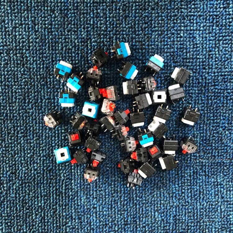Logitech G910G810G710G610G310G613 ถอดเพลาเชอร์รี่ชาสีเขียวเพลาสีแดง Omron Shaft Switch