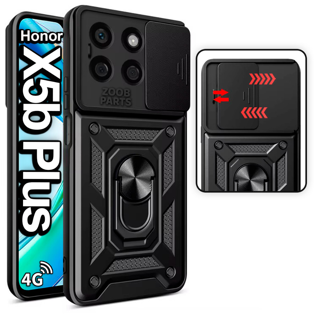 เคสสําหรับ Honor X5b Plus 4G Armor Shield Anti-Impact - หน้าจอ 6.56" (GFY-LX2, GFY-LX3)