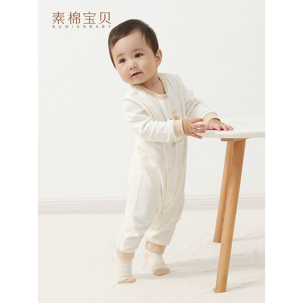ฤดูใบไม้ผลิฤดูใบไม้ร่วงJumpsuitตุลาคม-Decemberทารกแรกเกิดเสื้อผ้าทารกแรกเกิดชุดนอนผีเสื้อเสื้อผ้าลูก