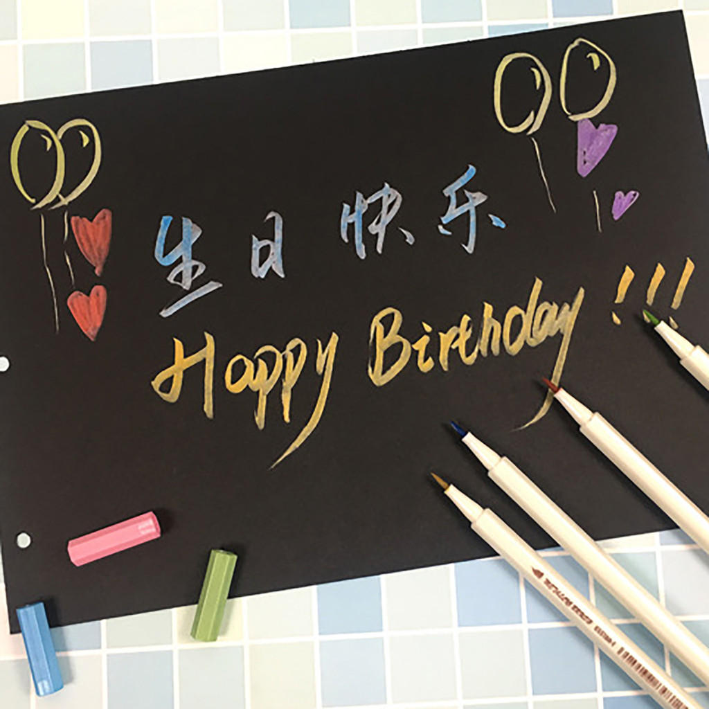 Star 6551Brush Paint Pen Color Soft Pen Brush Pearl Graffiti Note Marker Pen 10 Color Set