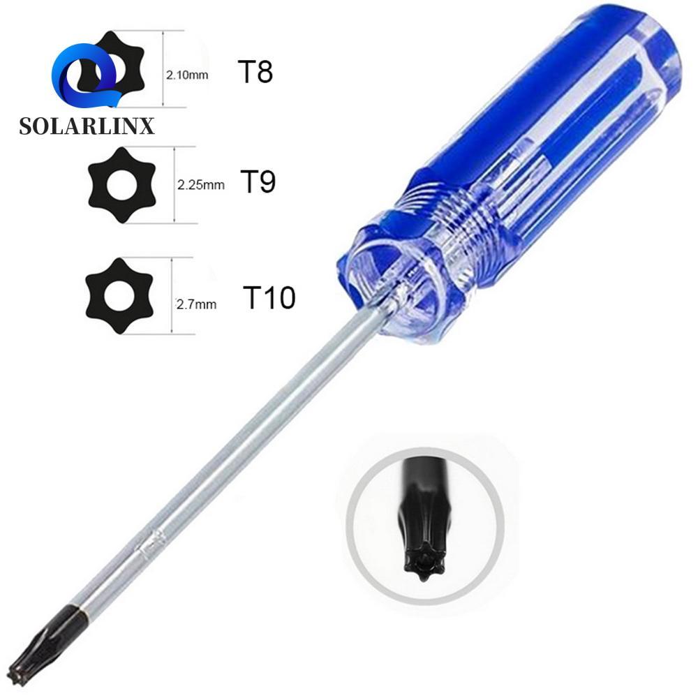 SOLARLINX ไขควงความปลอดภัย DIY T8 T9 T10 Torx ไขควงสําหรับ 360 PS3 PS4 เครื่องมือไดร์เวอร์