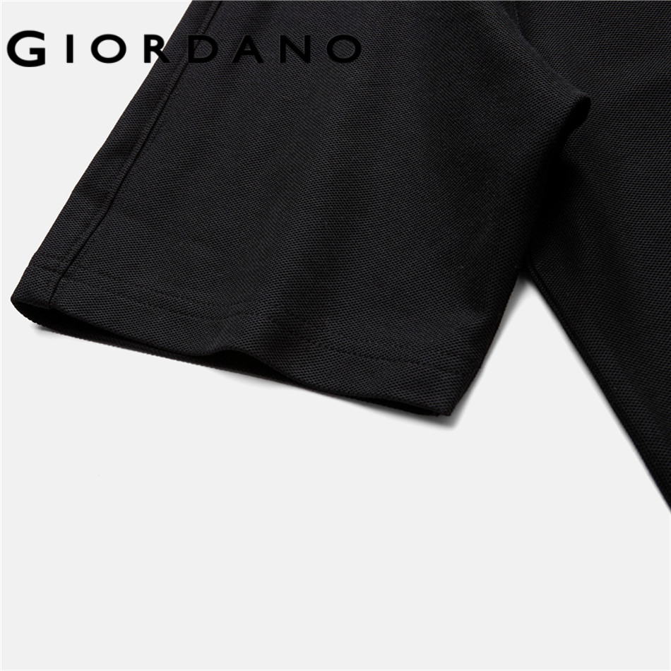 GIORDANO قميص بولو رجالي قطن بارد — صورة 7