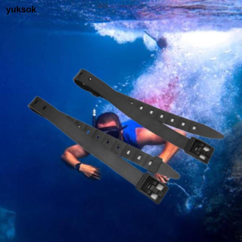 Yuksok พื้นผิวดําน้ําดําน้ําสายรัด PVC ลื่นดําน้ําอุปกรณ์เสริมสําหรับ Diver มีด Sheath Regulator Gear — صورة 7