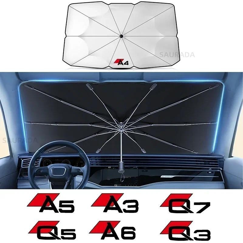 กระจกรถยนต์ Sun Shade Blocks, UV Ray Reflector ร่ม, สําหรับ AUDI A1, A3, 8p, A4, B4 A5, A6, A7, A8, 