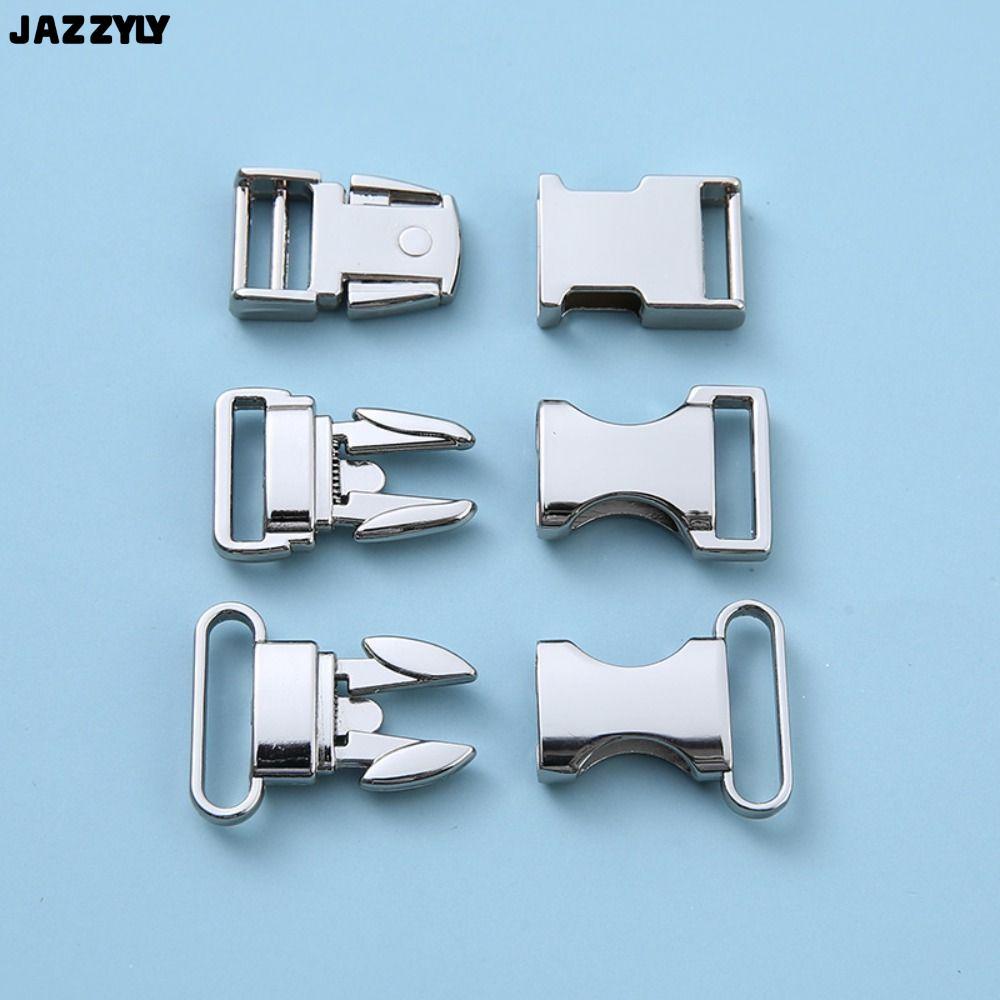 CODJAZZYLY Release Buckles, Zinc Alloy Hardware Bag Lock, 13mm/15mm/19mm/20mm/25mm Webbing Harness Buckle Outdoor Tool Parts