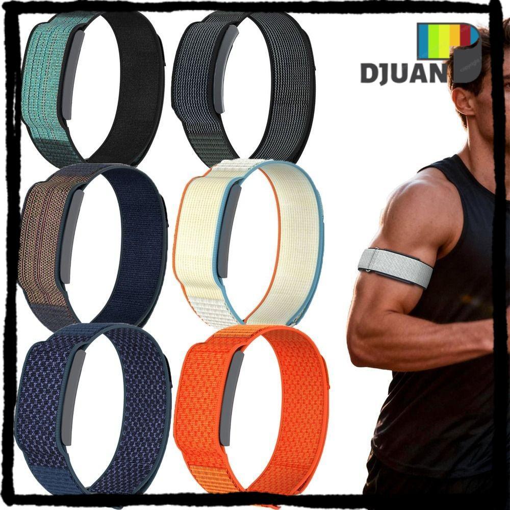 DUOJUAN Sport Band, 22mm Loop Design Fitness Tracker Strap, Nylon Adjustable Breathable Bicep Band ส