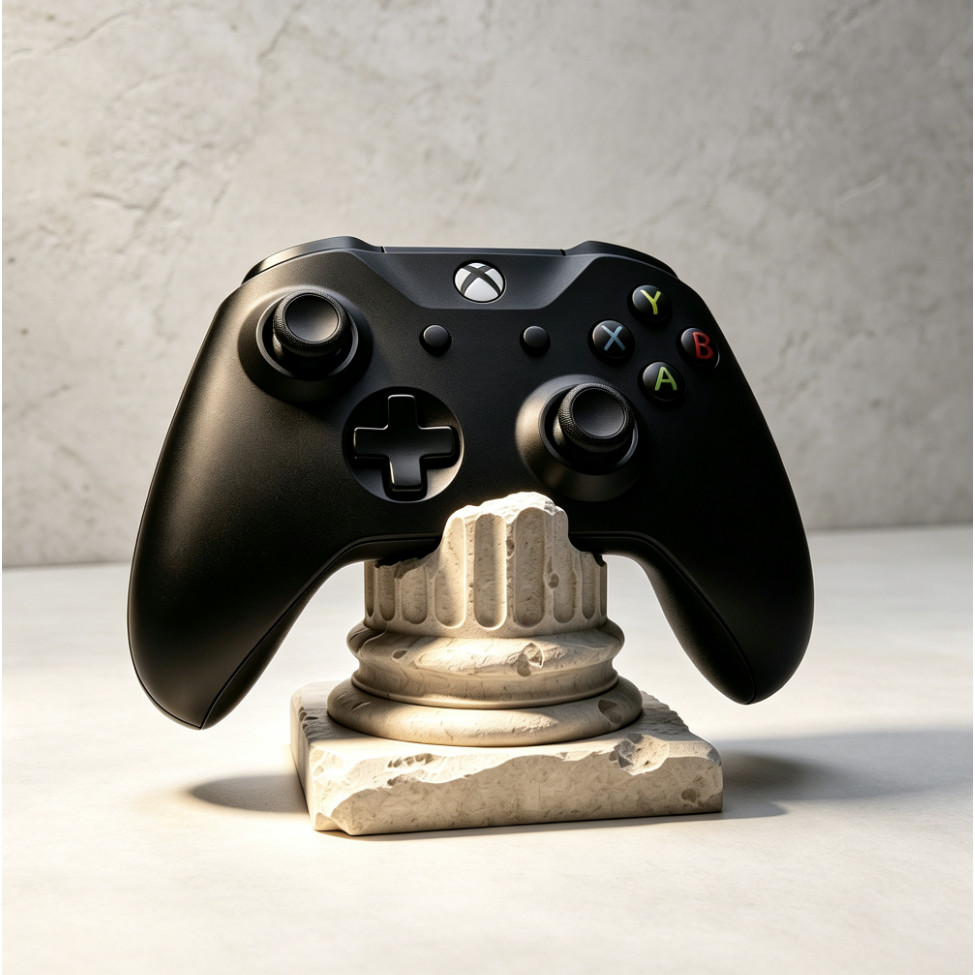 Vintageคอลัมน์โรมันเกมController, Olympusโบราณกรีกเสายืน,ที่ไม่ซ้ํากัน3D‐พิมพ์Gamerตกแต่งโต๊ะ,Univer