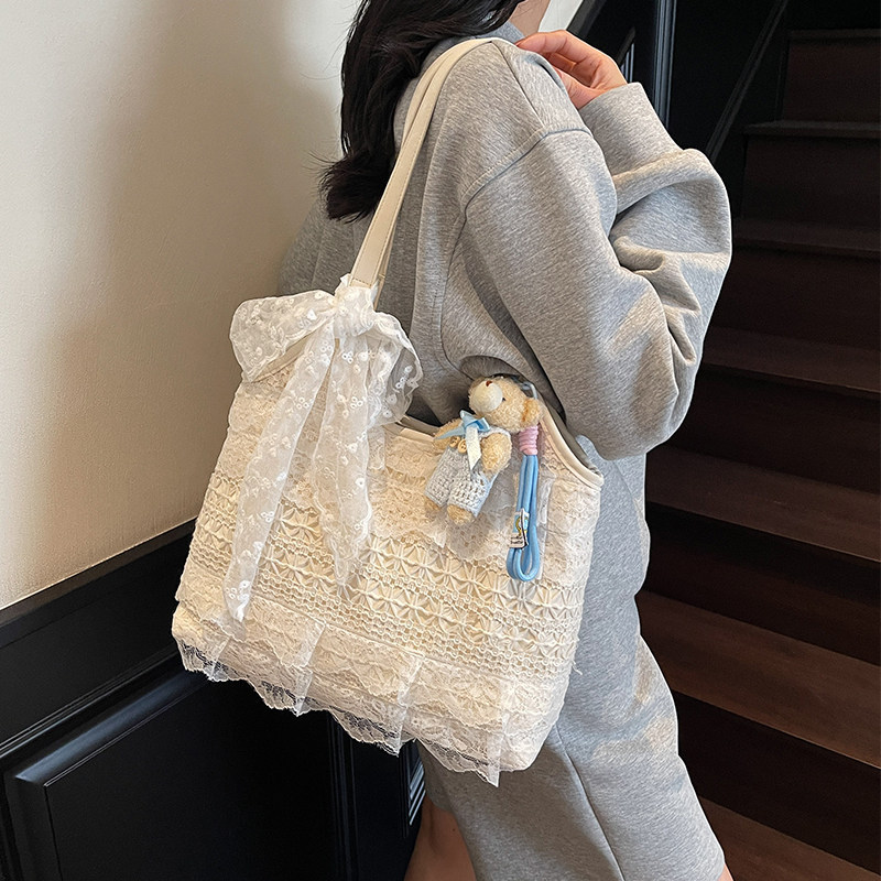 11 Amy Rabbit Bag 2026 สไตล์ใหม่แฟชั่นเนื้อลําลองหวานสไตล์เกาหลี All-Match One-Shoulder Tote Bag Amy