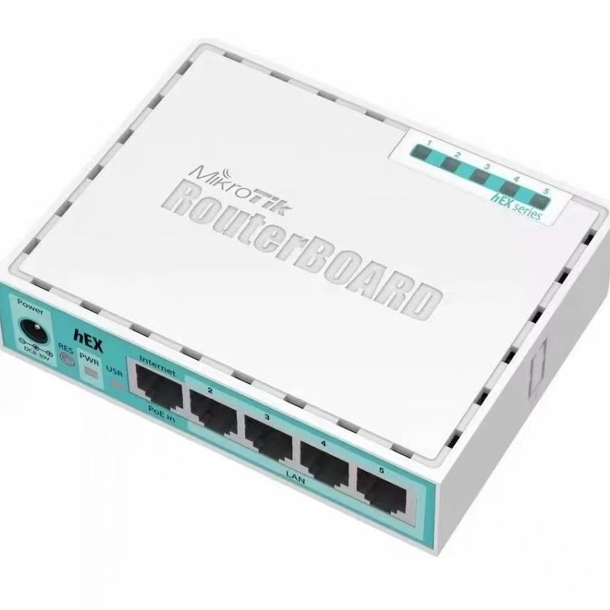 Mikrotik โฮสต์ขนาดเล็ก RB750Gr3/Gr2 ในครัวเรือนสมาร์ท ROS Soft Router พอร์ตเครือข่าย Gigabit Mini 5g