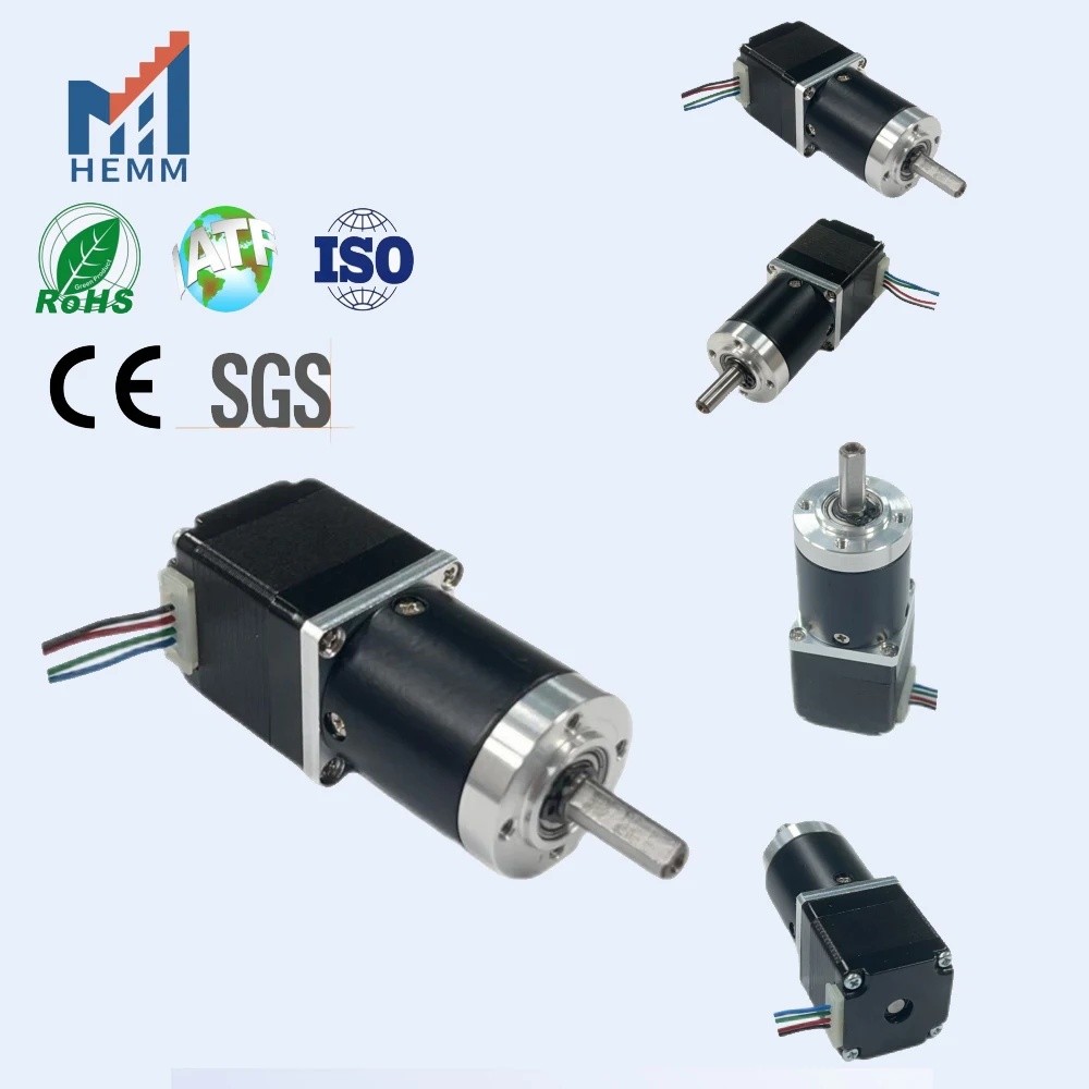 PDXQ Nema 11 Geared Stepper Motor 1.8deg 2-Phase 0.06N.m พร้อม 1:9 Planetary Gearbox 4.74V 0.67A สํา