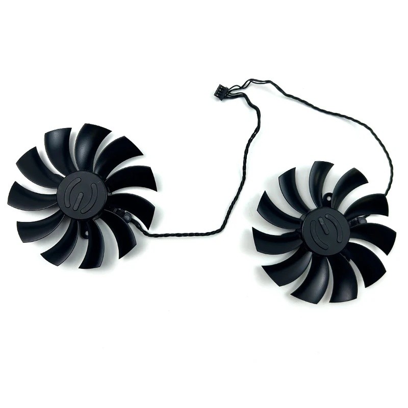 2PCS 95 มม.สําหรับ EVGA GTX1080 GTX1070ti GTX1070 ACX กราฟิกการ์ดพัดลมระบายความร้อน PLD10015B12H DC1
