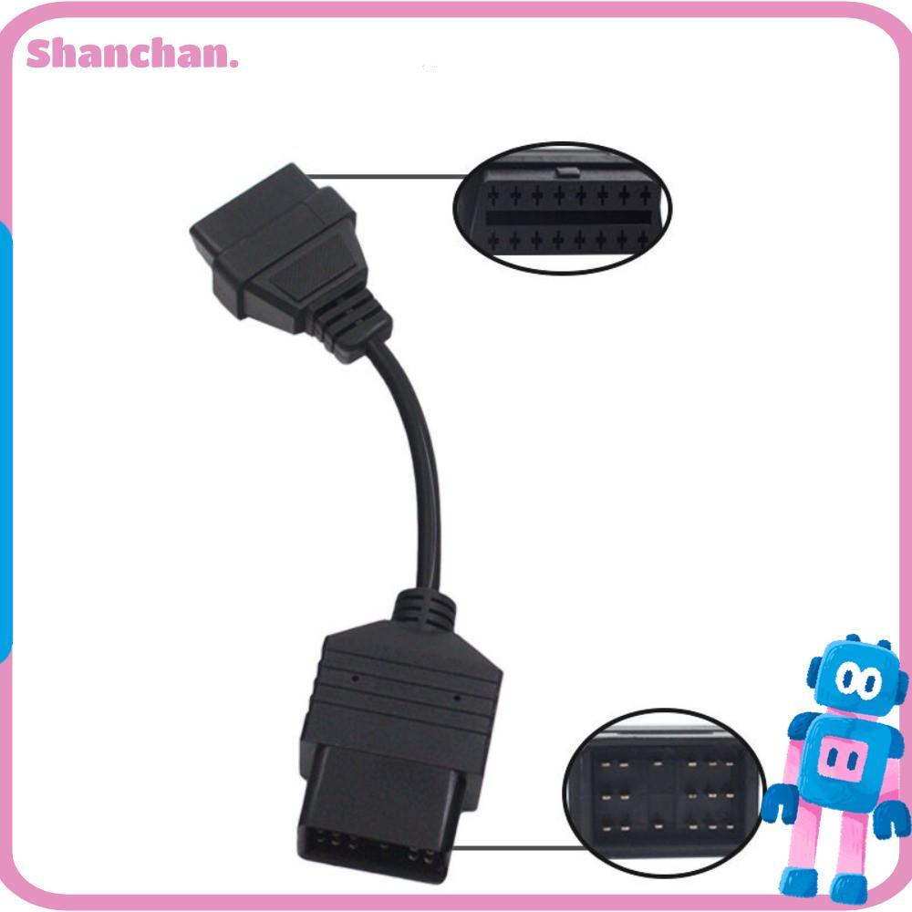 SHANCHAN OBD2 สายวินิจฉัย, ABS 17 Pin ถึง 16 Pin OBD2 อะแดปเตอร์เชื่อมต่อ, Stable Plug & Play รูปสี่