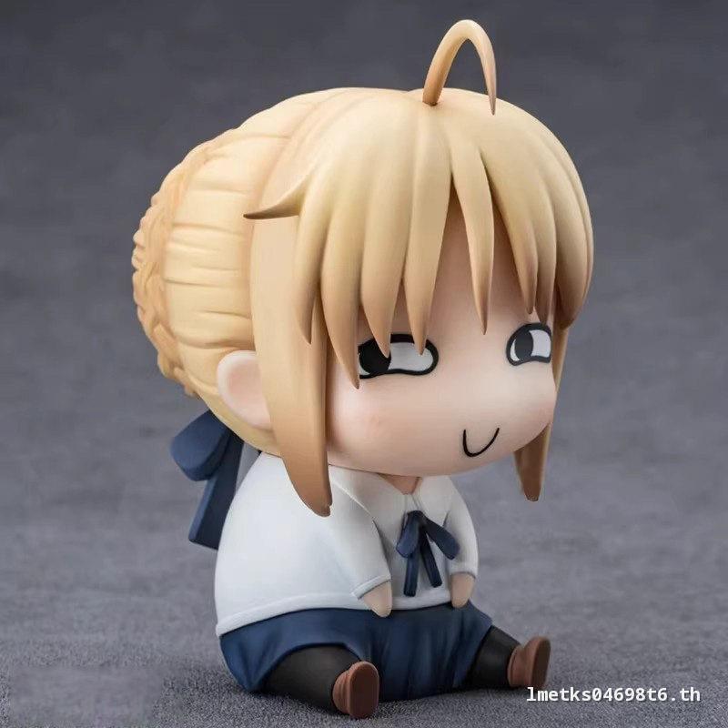 Cross-Border รุ่น Q ท่านั่ง Saiba ตลก Face Fate/stay night UBW saber เครื่องประดับรูปสองมิติ