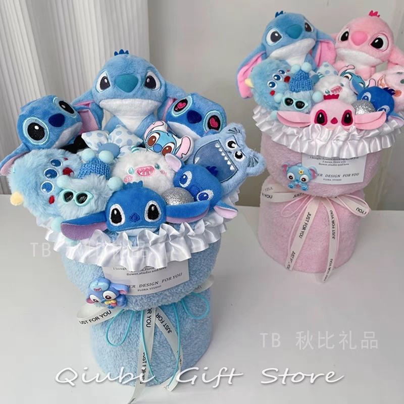 史迪仔玩偶公仔花束* 生日礼物女生送闺蜜实用男朋友史迪奇娃娃毕业Dolls, Dolls, Bouquets, Birthday Gifts, Girls Give ir Best Friend Do