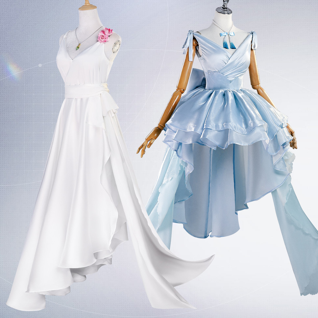 Re: ชีวิตในโลกฟางจากศูนย์ Rem Emilia Emilia คอสเพลย์เครื่องแต่งกาย Re: ชีวิตในโลกฟางจาก Zero Rem Emi