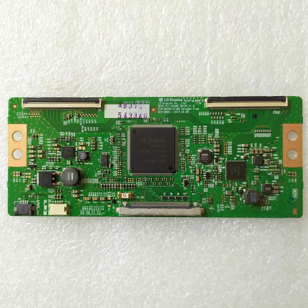บอร์ดลอจิกเดิม 6870C-0738A Changhong 55U1A 55V6 Chuangwei 55G7 43/49/55V1 55Q3A