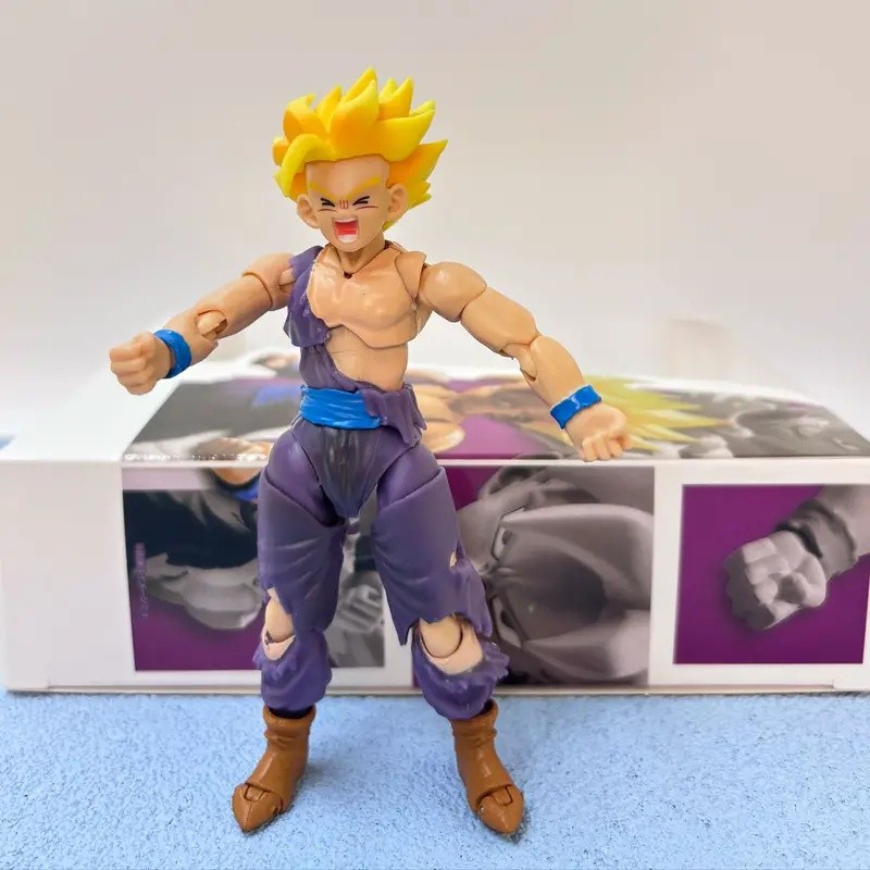 Teen Gohan SHF Action Figure Son Gohan Dragon Ball Super Saiyan ตุ๊กตาเครื่องประดับรูป